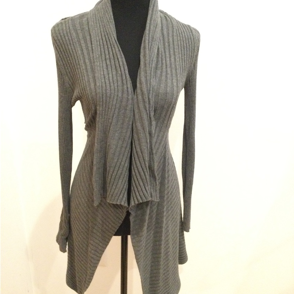 Merona ribbed waterfall cardigan